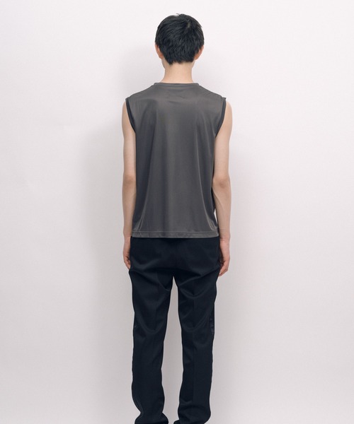 KEISUKEYOSHIDA（ケイスケヨシダ）の「Back Lining Sleeveless Top（シャツ/ブラウス・レディース・ブラック/グレー・M/L）」の18枚目の写真