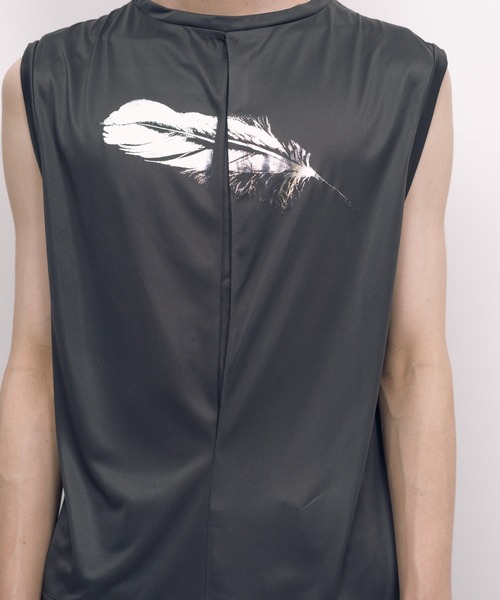 KEISUKEYOSHIDA（ケイスケヨシダ）の「Back Lining Sleeveless Top（シャツ/ブラウス・レディース・ブラック/グレー・M/L）」の19枚目の写真