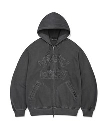 Wacky WiLLy（ワッキーウィリー）の「PIGMENT VINTAGE HOODED ZIP-UP（パーカー）」