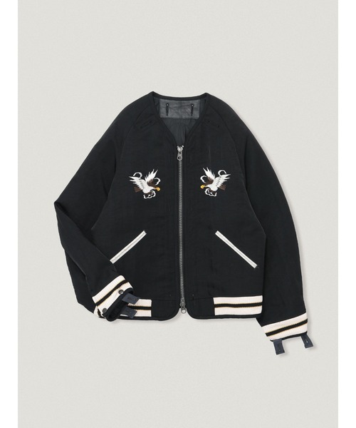 elephant TRIBAL fabrics（エレファントトライバルファブリックス）の「elephant TRIBAL fabrics Reversible Chiba Jan（その他アウター・メンズ・サックスブルー/ブラック×ブラック・2/1）」の2枚目の写真