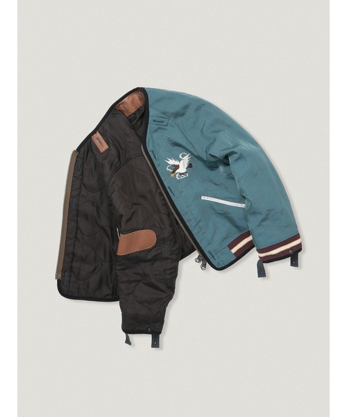 elephant TRIBAL fabrics（エレファントトライバルファブリックス）の「elephant TRIBAL fabrics Reversible Chiba Jan（その他アウター・メンズ・サックスブルー/ブラック×ブラック・2/1）」の17枚目の写真