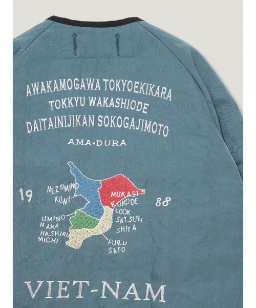 elephant TRIBAL fabrics（エレファントトライバルファブリックス）の「elephant TRIBAL fabrics Reversible Chiba Jan（その他アウター・メンズ・サックスブルー/ブラック×ブラック・2/1）」の18枚目の写真