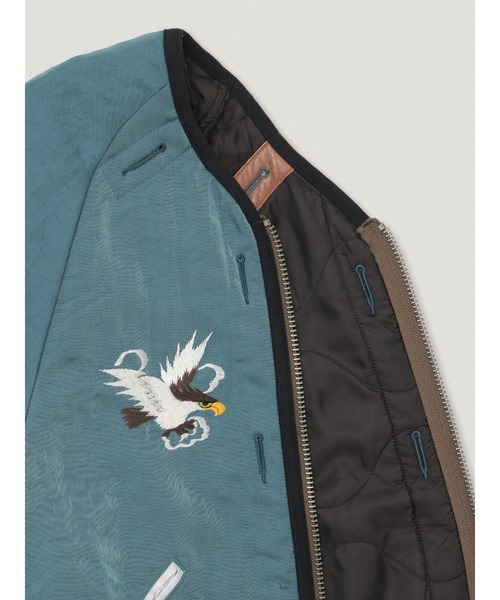 elephant TRIBAL fabrics（エレファントトライバルファブリックス）の「elephant TRIBAL fabrics Reversible Chiba Jan（その他アウター・メンズ・サックスブルー/ブラック×ブラック・2/1）」の19枚目の写真