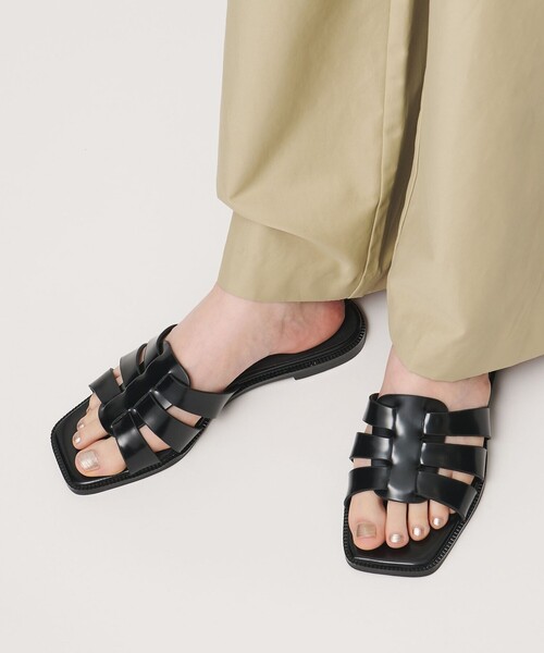 レザー フラットミュール（サンダル）｜UNITED ARROWS（ユナイテッド