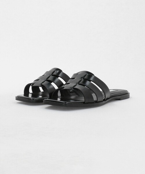 UNITED ARROWS(ユナイテッドアローズ)の「レザー フラットミュール(サンダル・レディース・ホワイト/ブラック・37/38/35/36)」の6枚目の写真