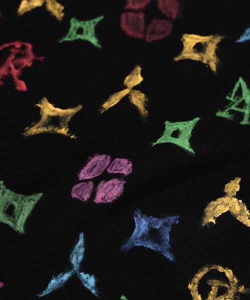 amok（アモク）の「MONOGRAM TEE（Tシャツ/カットソー・メンズ・ブラック/ホワイト・L/M/S）」の8枚目の写真