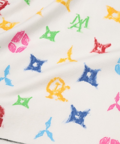 amok（アモク）の「MONOGRAM TEE（Tシャツ/カットソー・メンズ・ブラック/ホワイト・L/M/S）」の4枚目の写真