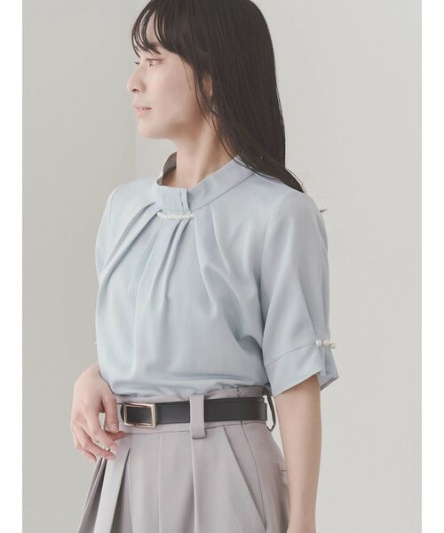 フロントパールタックブラウス（シャツ/ブラウス）｜TONAL（トーナル 