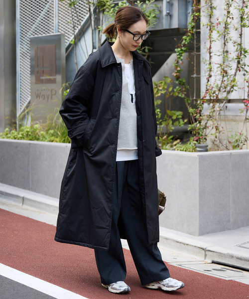 SLOBE IENA（スローブイエナ）の「《追加》裏毛スキッパープルオーバー（スウェット・レディース・グレー/ピンク系その他・FREE）」の4枚目の写真