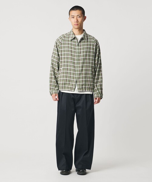 KHOKI(コッキ)の「<KHOKI for UNITED ARROWS & SONS> TUCK PANTS/パンツ(チノパンツ・メンズ・ホワイト/ネイビー・1/2/0/3)」の8枚目の写真