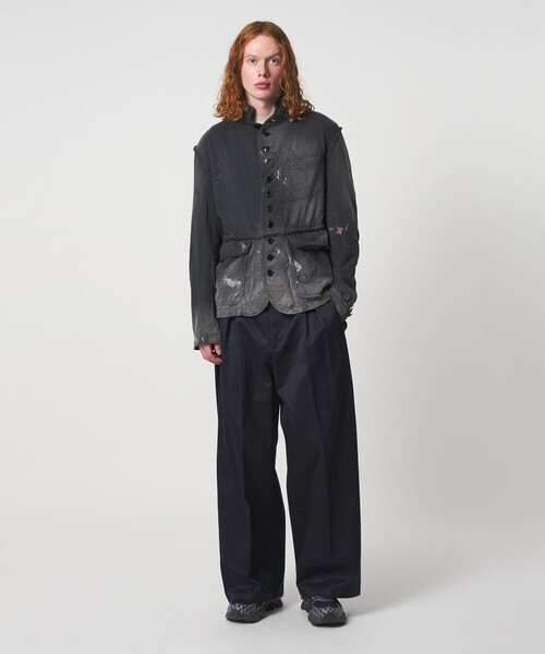 KHOKI(コッキ)の「<KHOKI for UNITED ARROWS & SONS> TUCK PANTS/パンツ(チノパンツ・メンズ・ホワイト/ネイビー・1/2/0/3)」の7枚目の写真