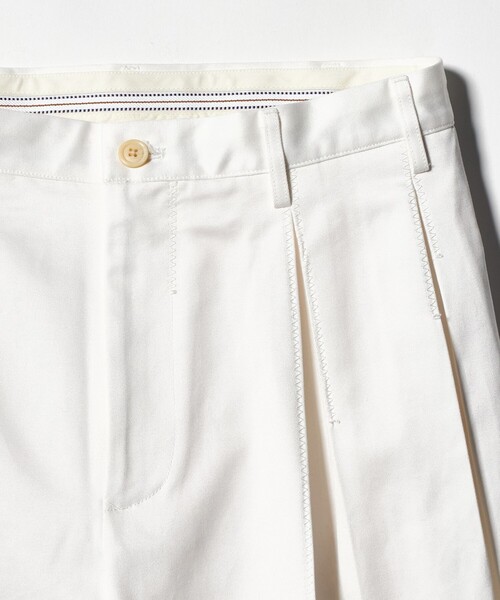 KHOKI(コッキ)の「<KHOKI for UNITED ARROWS & SONS> TUCK PANTS/パンツ(チノパンツ・メンズ・ホワイト/ネイビー・1/2/0/3)」の15枚目の写真