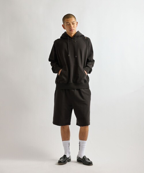 Saturdays NYC（サタデーズ ニューヨークシティ ）の「Austin Super Vintage Sweat Shorts（その他パンツ・メンズ・スミクロ/サックスブルー・XL/S/M/L）」の19枚目の写真