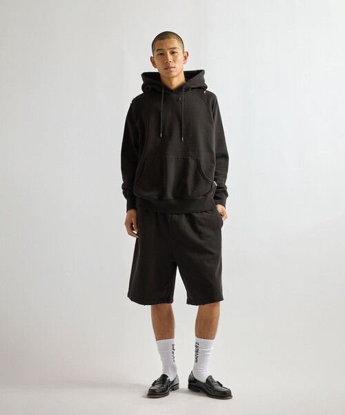 Saturdays NYC（サタデーズ ニューヨークシティ ）の「Austin Super Vintage Sweat Shorts（その他パンツ・メンズ・スミクロ/サックスブルー・XL/S/M/L）」の21枚目の写真