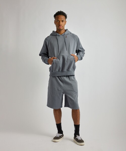 Saturdays NYC（サタデーズ ニューヨークシティ ）の「Austin Super Vintage Sweat Shorts（その他パンツ・メンズ・スミクロ/サックスブルー・XL/S/M/L）」の4枚目の写真