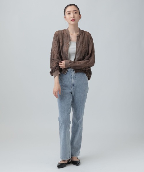 LEPSIM(レプシィム)の「よく伸びデニムパンツ 638904(デニムパンツ・レディース・インディゴブルー/ブルー・LARGE/MEDIUM)」の7枚目の写真