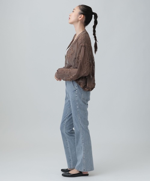 LEPSIM(レプシィム)の「よく伸びデニムパンツ 638904(デニムパンツ・レディース・インディゴブルー/ブルー・LARGE/MEDIUM)」の8枚目の写真