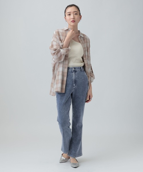 LEPSIM(レプシィム)の「よく伸びデニムパンツ 638904(デニムパンツ・レディース・インディゴブルー/ブルー・LARGE/MEDIUM)」の12枚目の写真