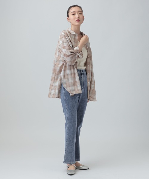 LEPSIM(レプシィム)の「よく伸びデニムパンツ 638904(デニムパンツ・レディース・インディゴブルー/ブルー・LARGE/MEDIUM)」の13枚目の写真