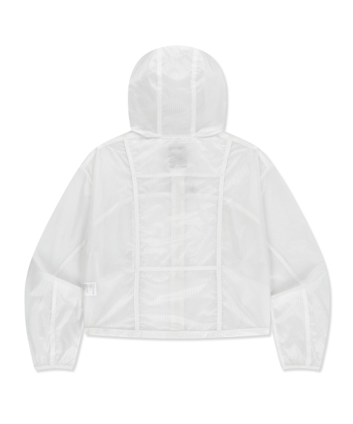 BROWNBREATH（ブラウンブレス）の「W SHRRING LIGHT WINDBREAKER - WHITE（ナイロンジャケット・レディース・その他・SMALL/MEDIUM）」の2枚目の写真