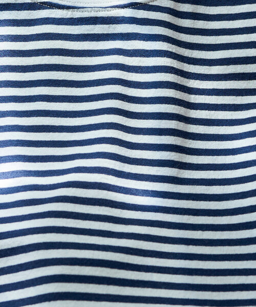 FREAK'S STORE(フリークスストア)の「限定展開 ビッグシルエット 半袖 ボーダー Tシャツ(Tシャツ/カットソー・レディース・イエロー/ネイビー/ブラック/レッド/ブラウン/チャコールグレー・フリ-)」の13枚目の写真