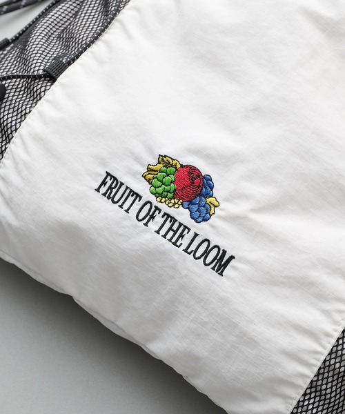 FRUIT OF THE LOOM(フルーツオブザルーム)の「【FRUIT OF THE LOOM】ロゴ刺繍 ダブルドローコード ナップサック◎(バックパック/リュック・レディース・イエロー/ネイビー/ピンク/ホワイト/グレー/ブラック・FREE)」の16枚目の写真