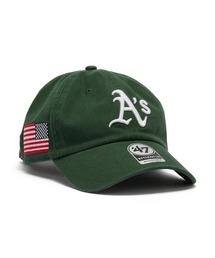 '47 | フォーティーセブン【47】- クリーンナップ オークランド・アスレチックス キャップ【OAKLAND ATHLETICS - CLEAN UP HERITAGE GREEN 14920526 47A-CLP-B-HTRGW18GWS-DGB】(キャップ)
