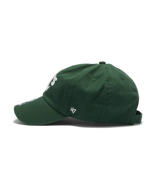 '47（フォーティーセブン）の「フォーティーセブン【47】- クリーンナップ オークランド・アスレチックス キャップ【OAKLAND ATHLETICS - CLEAN UP HERITAGE GREEN 14920526 47A-CLP-B-HTRGW18GWS-DGB】（キャップ・メンズ・グリーン・ONE SIZE）」の2枚目の写真