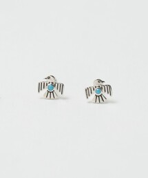BAQLESS 青いスタッドピアス BAQLESS｜バックレスのピアス（両耳用）（ブルー・ネイビー/青色系