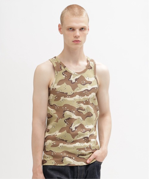 DAILY/デイリー》CAMO WIDE TANK TOP / カモ ワイドタンクトップ