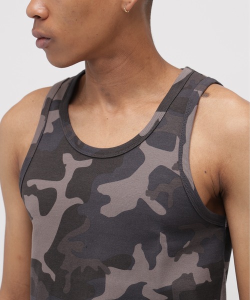 AVIREX（アヴィレックス）の「《DAILY/デイリー》CAMO WIDE TANK TOP / カモ ワイドタンクトップ デイリーウェア / AVIREX / アヴィレックス（タンクトップ・メンズ・グリーン系カモフラージュ/グレー系カモフラージュ・LARGE/MEDIUM/SMALL/X-LARGE）」の12枚目の写真
