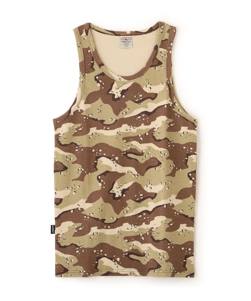 AVIREX(アヴィレックス)の「《DAILY/デイリー》CAMO WIDE TANK TOP / カモ ワイドタンクトップ デイリーウェア / AVIREX / アヴィレックス(タンクトップ・メンズ・グリーン系カモフラージュ/グレー系カモフラージュ/ベージュ系その他/カモフラージュ/カーキ系・LARGE/MEDIUM/SMALL/X-LARGE)」の22枚目の写真