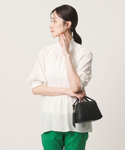 GIANNI CHIARINI(ジャンニ キアリーニ)の「<GIANNI CHIARINI>ALIFA TWIST S バッグ(ショルダーバッグ・レディース・ナチュラル/ブラック・FREE)」の3枚目の写真