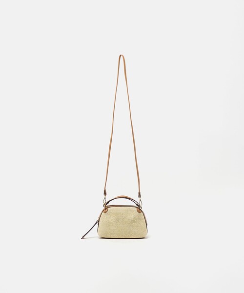 GIANNI CHIARINI(ジャンニ キアリーニ)の「<GIANNI CHIARINI>ALIFA TWIST S バッグ(ショルダーバッグ・レディース・ナチュラル/ブラック・FREE)」の7枚目の写真
