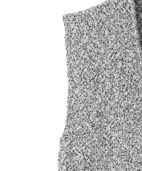STYLE DELI（スタイルデリ）の「【BLK001】ツイード風ミックススラブプルオーバー（ニット/セーター・レディース・ミックスグレー/ブラック・FREE）」の16枚目の写真