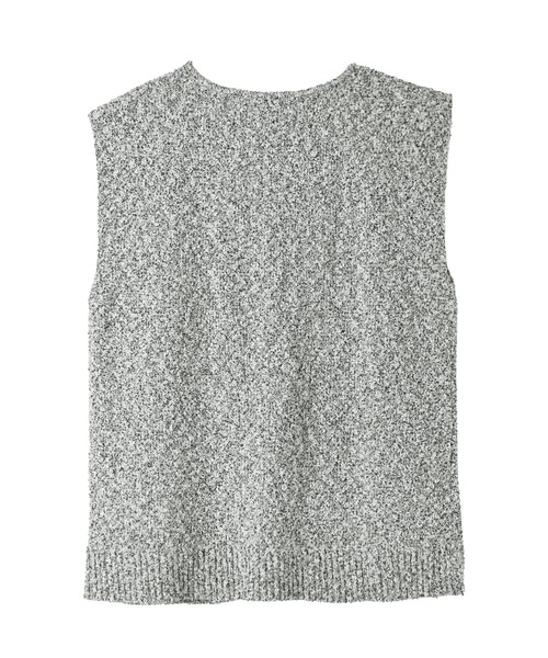 STYLE DELI（スタイルデリ）の「【BLK001】ツイード風ミックススラブプルオーバー（ニット/セーター・レディース・ミックスグレー/ブラック・FREE）」の19枚目の写真