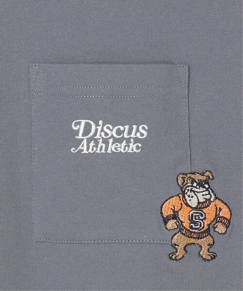 notch.（ノッチ）の「DISCUS ATHLETIC ディスカス アスレティック ワンポイント刺繍Tシャツ（Tシャツ/カットソー・レディース・ブラック/ホワイト/ダークネイビー/グレー・M）」の14枚目の写真