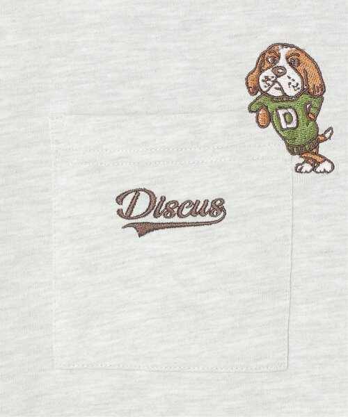 notch.（ノッチ）の「DISCUS ATHLETIC ディスカス アスレティック ワンポイント刺繍Tシャツ（Tシャツ/カットソー・レディース・ブラック/ホワイト/ダークネイビー/グレー・M）」の16枚目の写真
