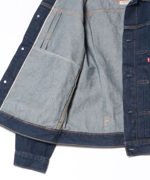Levi's（リーバイス）の「【LEVI'S/リーバイス】【永遠の定番 1st】TYPE I TRUCKER JACKET 1stトラッカージャケット ワンウォッシュ Gジャン 定番 アメカジ（デニムジャケット・メンズ・ワンウォッシュ・MEDIUM/LARGE/X-LARGE）」の2枚目の写真