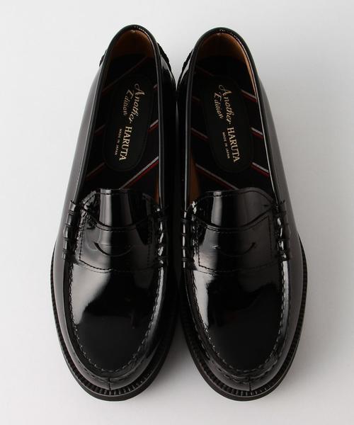 Another Edition(アナザーエディション)の「Another Edition×HARUTA ブラックローファー/ AE×HARUTA BLK LOAF40◆(ローファー・レディース・ブラック・24.5cm/23.5cm/22.5cm)」の2枚目の写真