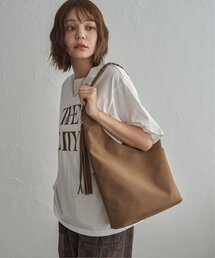 タッセル付きトートバッグ