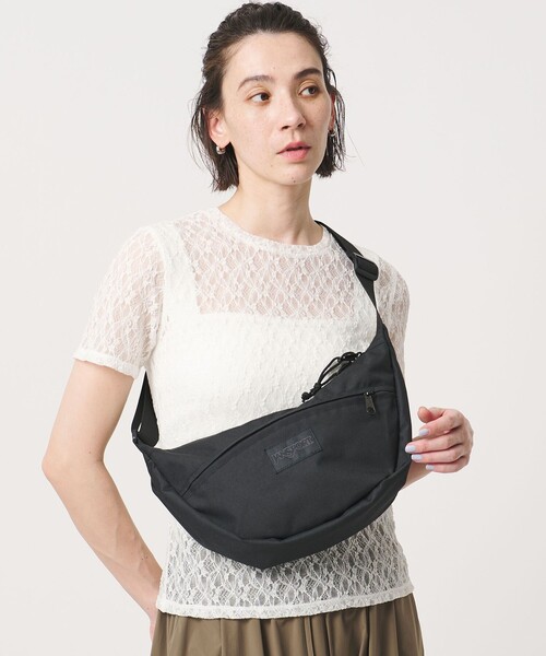 JANSPORT(ジャンスポーツ)の「【別注】<JANSPORT>UNPHASED ショルダーバッグ(ショルダーバッグ・レディース・その他1/ブラック・FREE)」の4枚目の写真