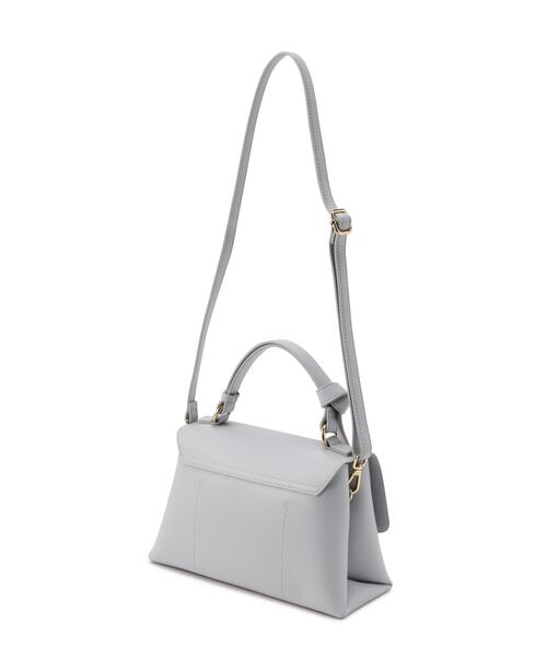 EDIT COLOGNE(エディットコロン)の「ノットワンハンドルトートバッグ(ショルダーバッグ・レディース・ブラウン系その他/オフホワイト/ブルー・フリ-)」の4枚目の写真