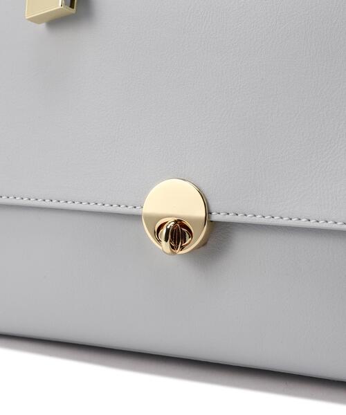 EDIT COLOGNE(エディットコロン)の「ノットワンハンドルトートバッグ(ショルダーバッグ・レディース・ブラウン系その他/オフホワイト/ブルー・フリ-)」の7枚目の写真