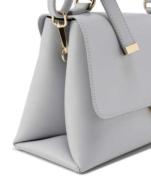 EDIT COLOGNE(エディットコロン)の「ノットワンハンドルトートバッグ(ショルダーバッグ・レディース・ブラウン系その他/オフホワイト/ブルー・フリ-)」の8枚目の写真