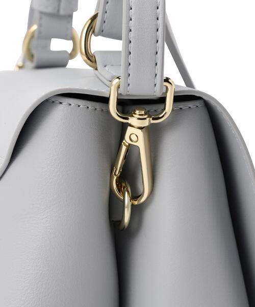 EDIT COLOGNE(エディットコロン)の「ノットワンハンドルトートバッグ(ショルダーバッグ・レディース・ブラウン系その他/オフホワイト/ブルー・フリ-)」の9枚目の写真