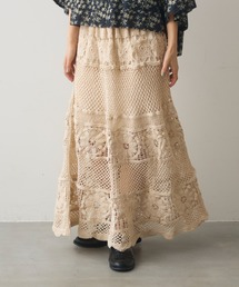 Crisp（クリスプ）の「クロシェロングスカート（スカート）」