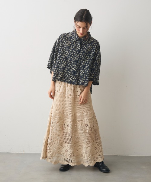 Crisp（クリスプ）の「クロシェロングスカート（スカート・レディース・ナチュラル・FREE）」の5枚目の写真