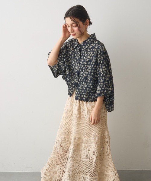 Crisp（クリスプ）の「クロシェロングスカート（スカート・レディース・ナチュラル・FREE）」の9枚目の写真