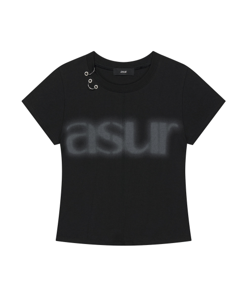 as you are(アズユーアー)の「AU ピアスキャップスリーブ ブラック(Tシャツ/カットソー・レディース・その他・OS)」の4枚目の写真